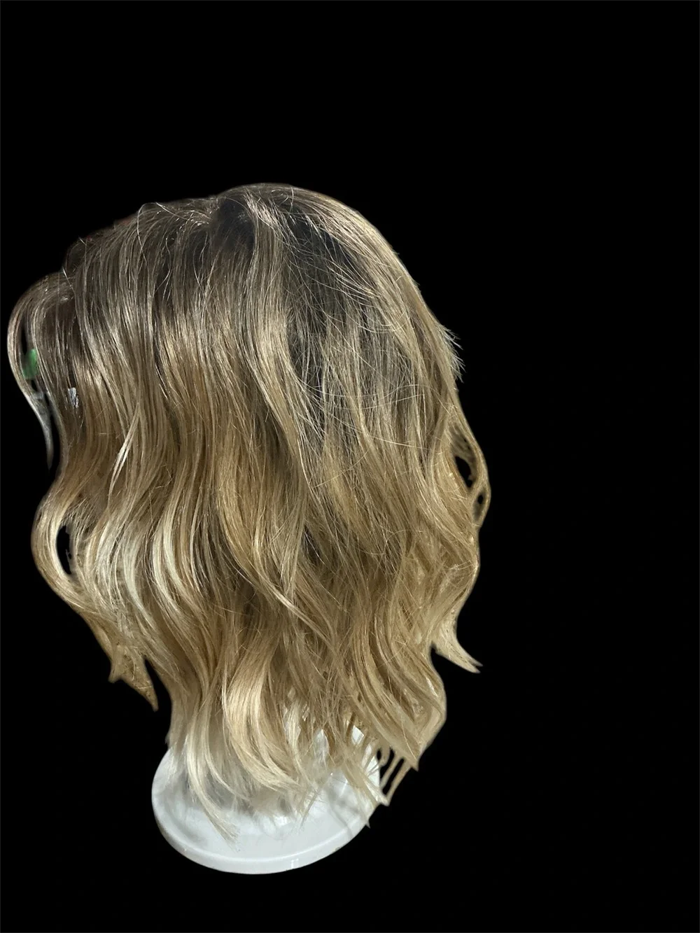 Rene of Paris Women’s Ombré Wavy Synthetic Wig in Brown to Blonde